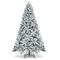 Costway 7.5ft. Unlit Snow Flocked Artificial Christmas Tree
